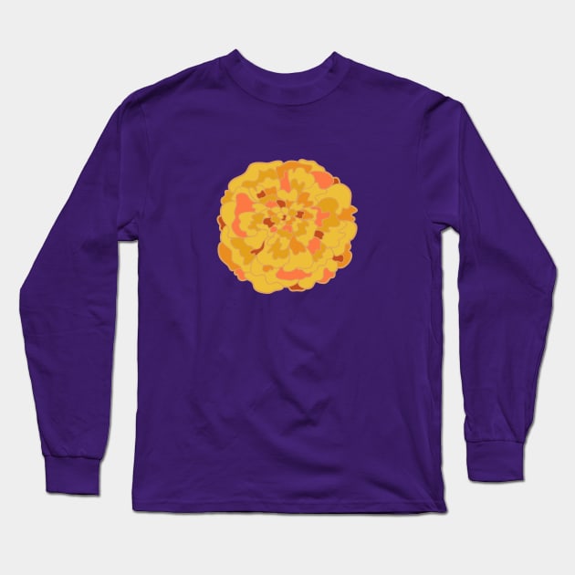 Flor de muertos Long Sleeve T-Shirt by Eduardo Tejedor